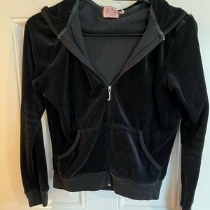 Original Juicy Couture Zip Up Logo Velour Jacket